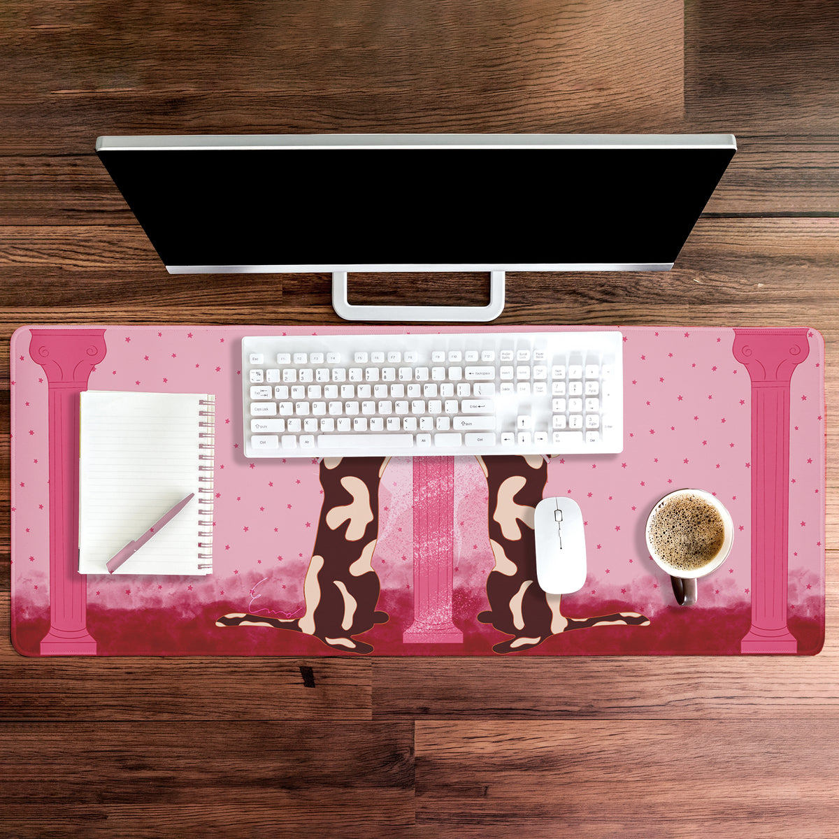 Eclectic Modern Gemini Cats Symmetry
