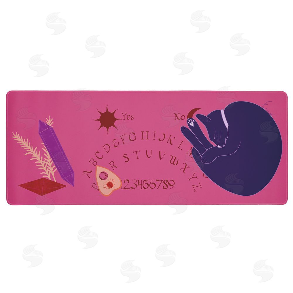 Eclectic Modern Ouija Board Cat Sunset