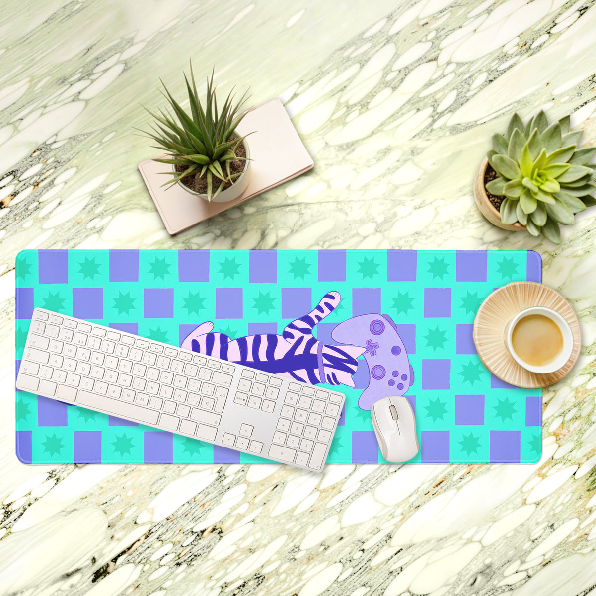 Eclectic Modern Planchette Cat in Mint