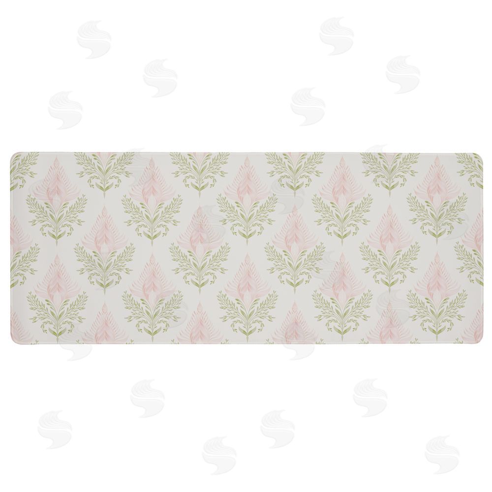 Pooja Dave Vintage Green & Pink Botanicals