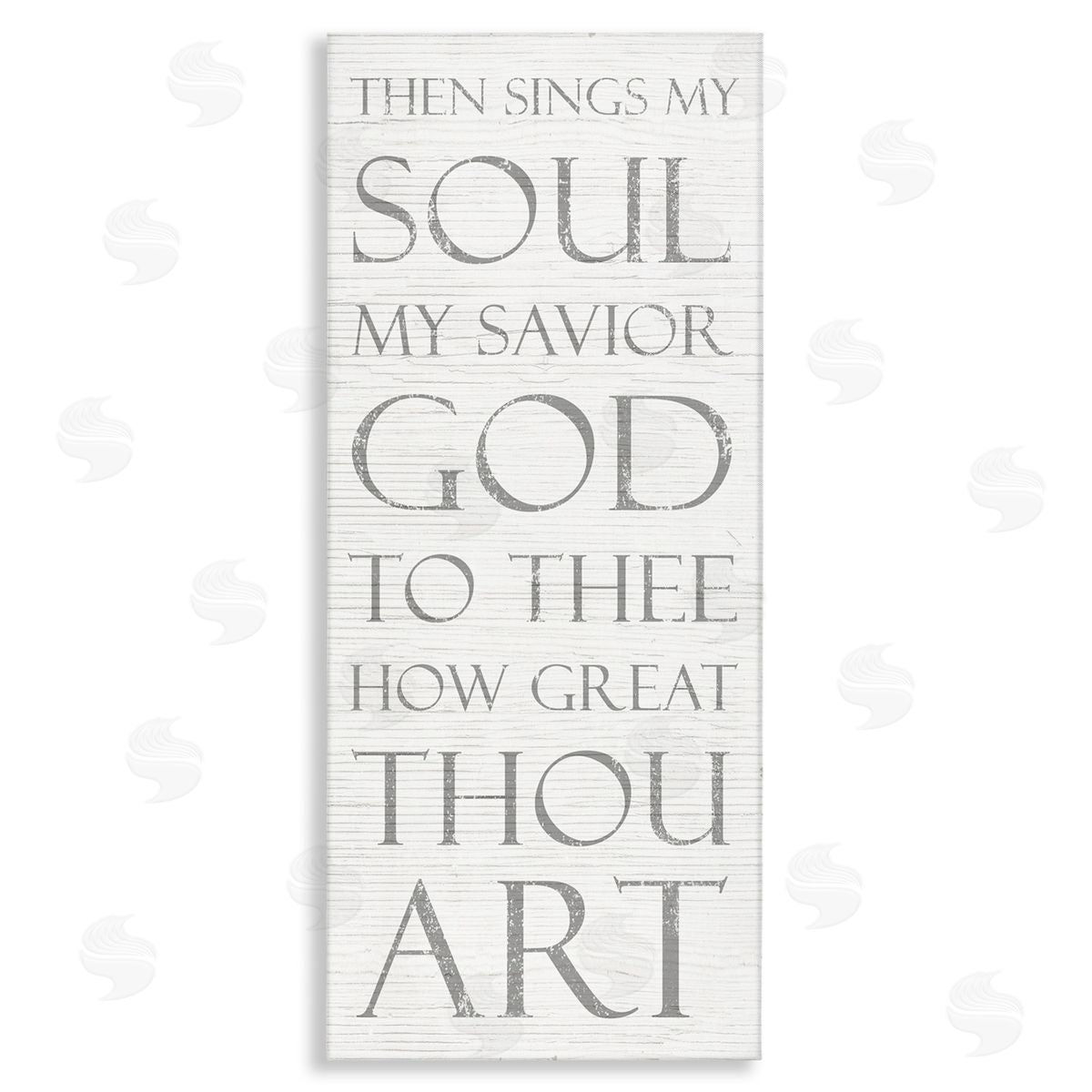 Then Sings My Soul Religious Canvas Wall Art, Home Decor by Stupell Studio
