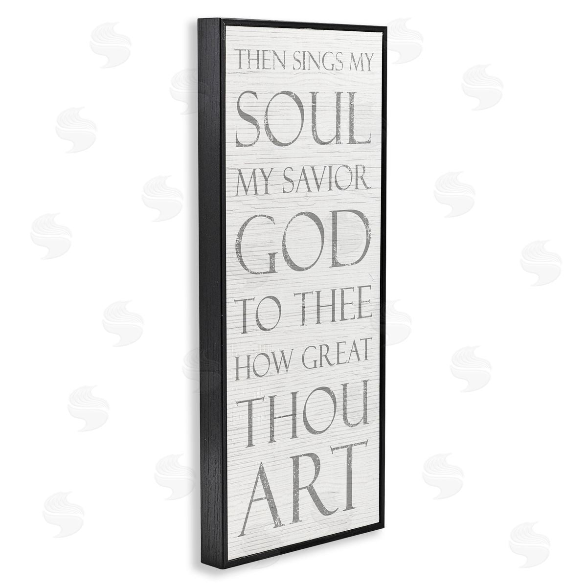 Then Sings My Soul Religious Black Frame Print Wall Art, Home Decor by Stupell Studio
