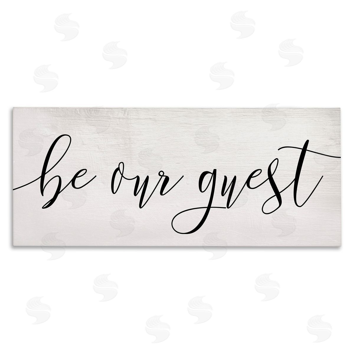 Be Our Guest Script Canvas Wall Art, Home Decor by Stupell Studio