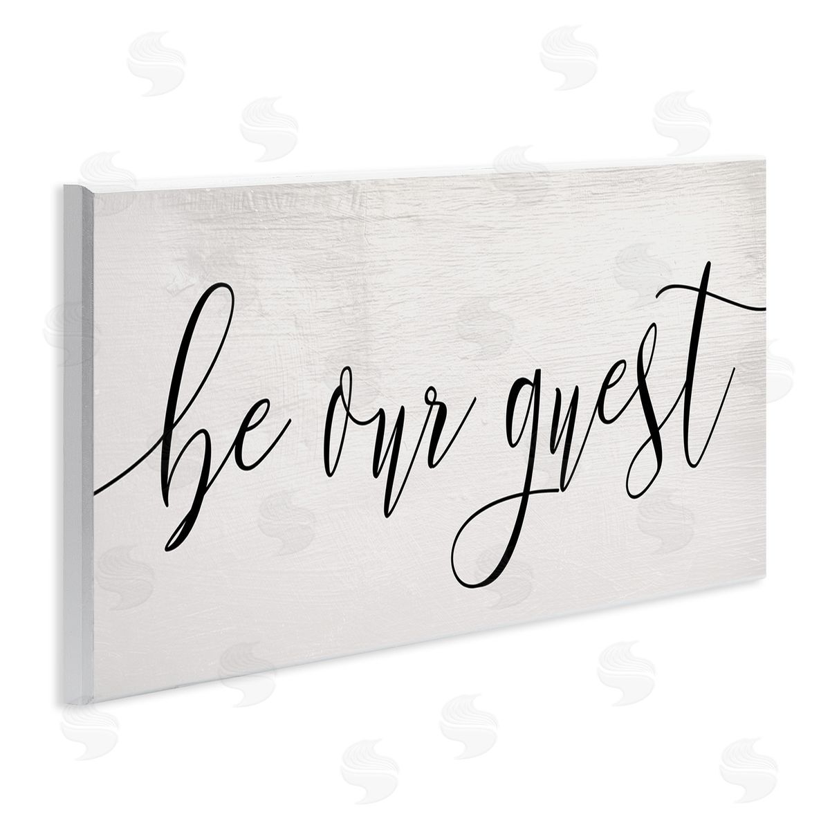 Be Our Guest Script Wood Plaque Wall Art, Home Decor by Stupell Studio