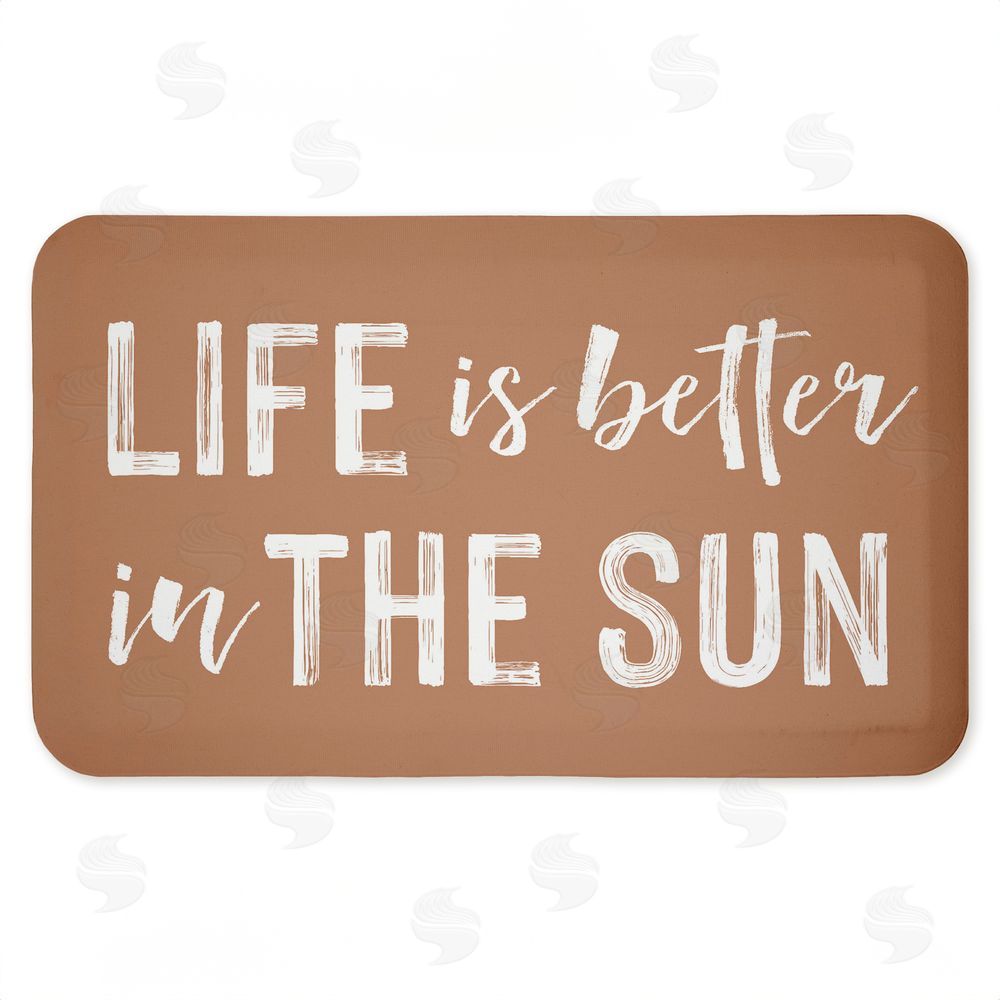 stupell industries Lettered and Lined | Better In The Sun Anti-Fatigue Mat