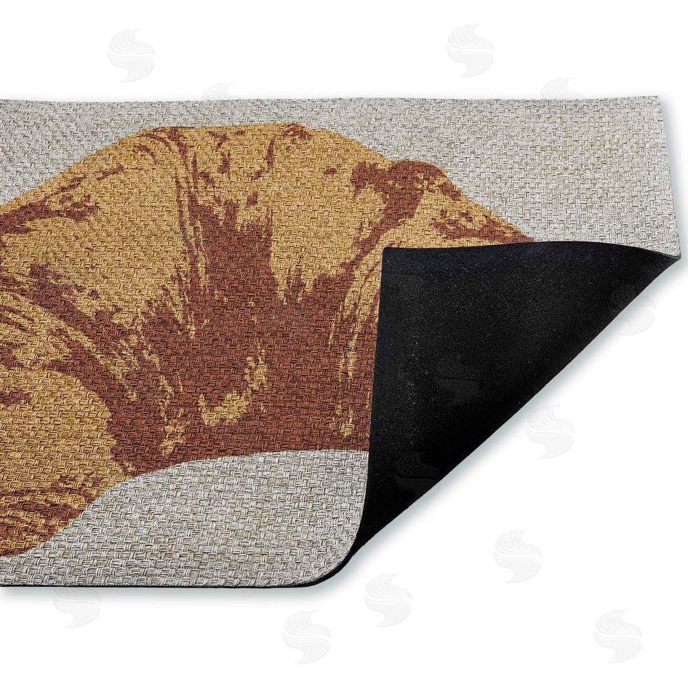 Stupell Studio Pop Style Croissant Outdoor Faux Sisal Door Mat