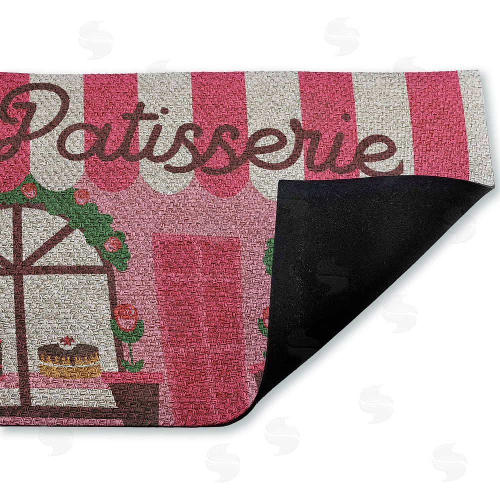 Stupell Studio Patisserie Shop Windows Outdoor Faux Sisal Door Mat