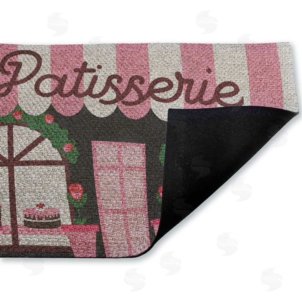Stupell Studio Patisserie Bakery Storefront Outdoor Faux Sisal Door Mat