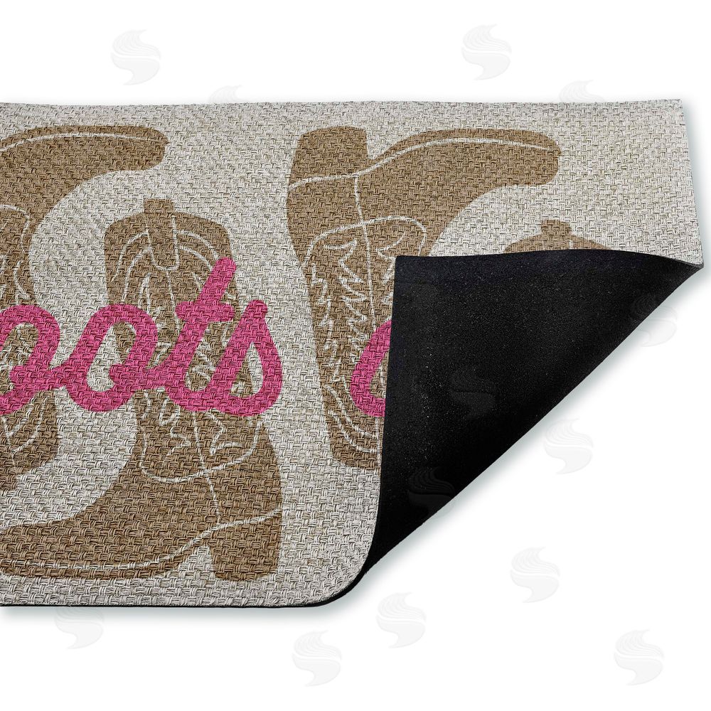 Stupell Studio Boots Off Entry Rule Outdoor Faux Sisal Door Mat