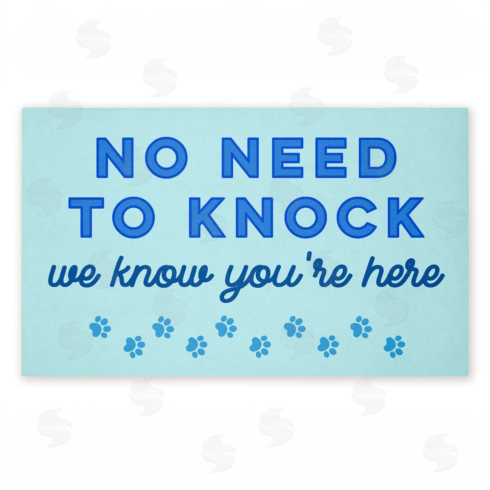 Stupell Studio We Know You're Here Unwoven Outdoor Door Mat