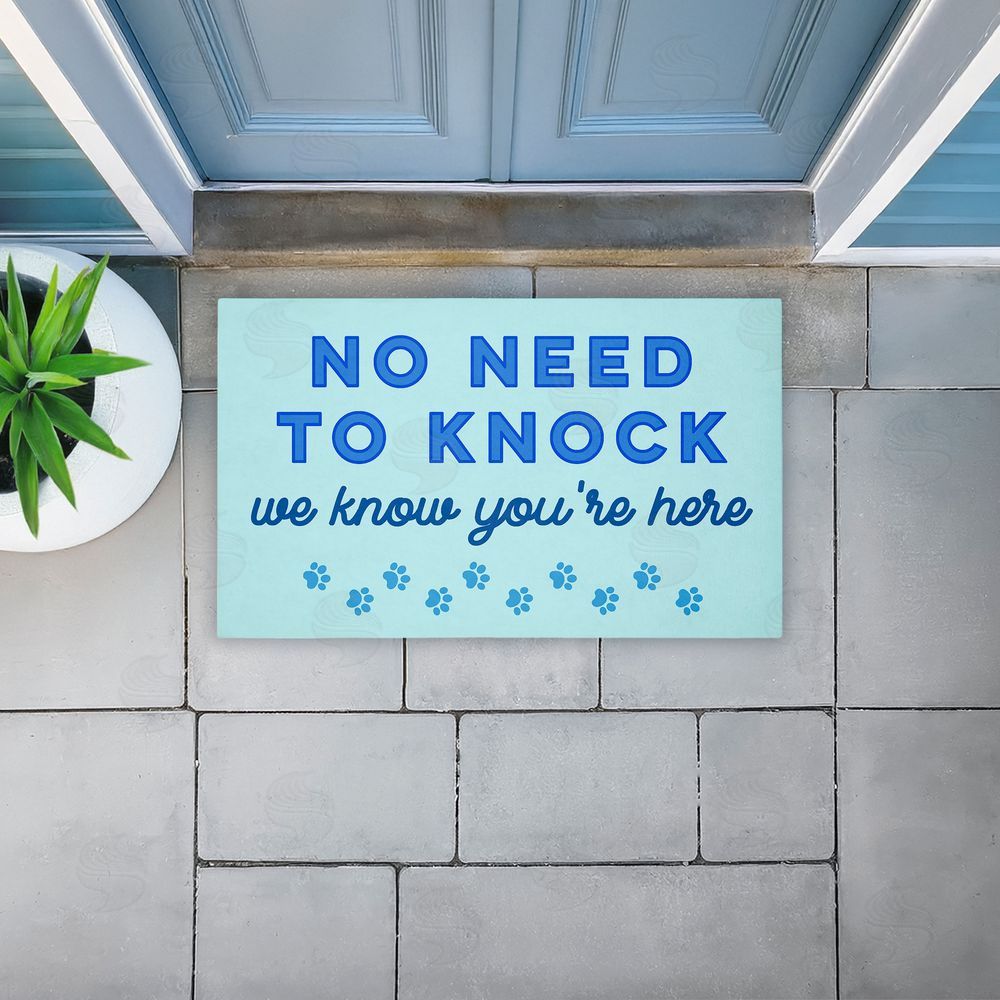 Stupell Studio We Know You're Here Unwoven Outdoor Door Mat