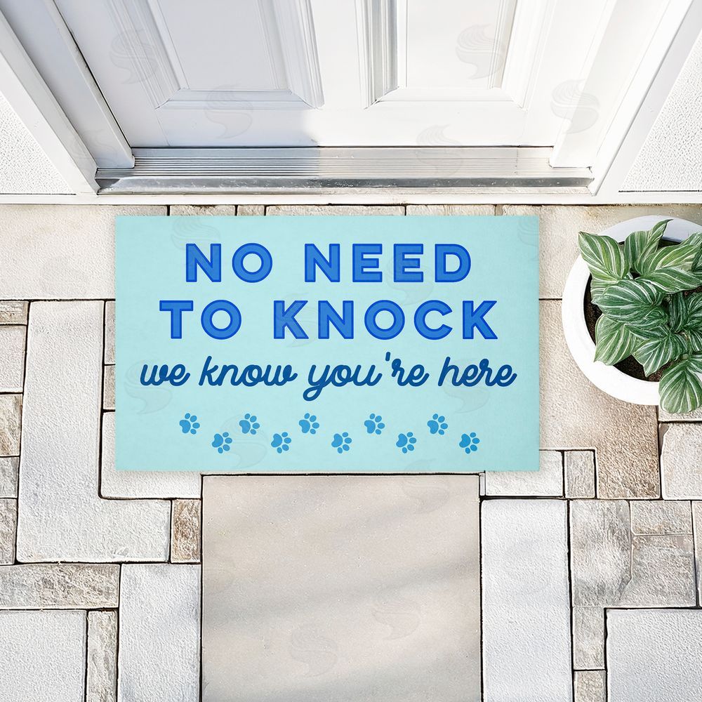 Stupell Studio We Know You're Here Unwoven Outdoor Door Mat