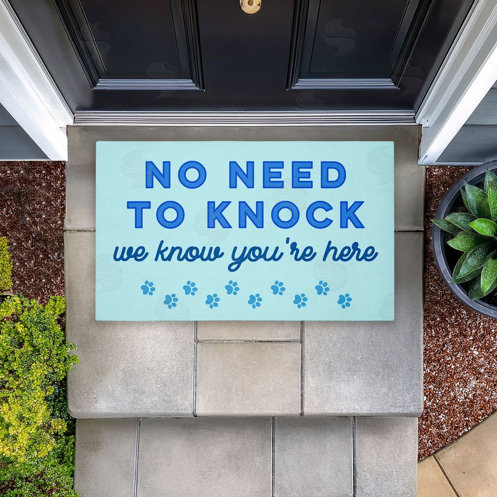 Stupell Studio We Know You're Here Unwoven Outdoor Door Mat