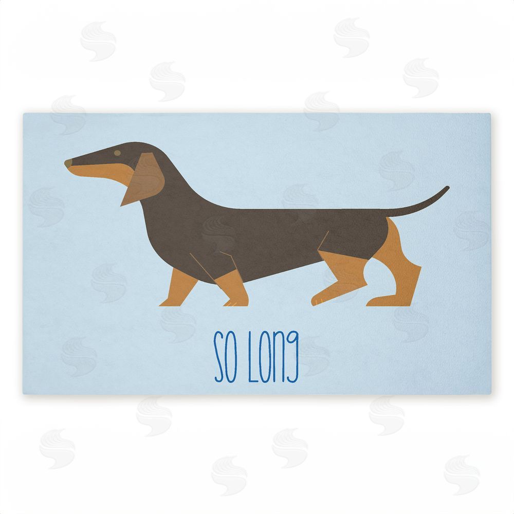 Stupell Studio So Long Funny Farewell Unwoven Outdoor Door Mat