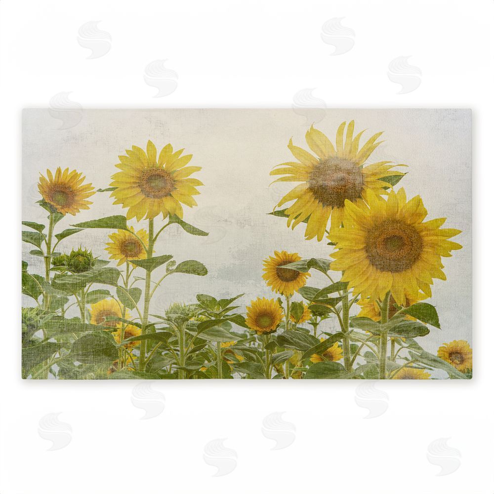 Anne Bailey Sunny Mood Flower Field Unwoven Outdoor Door Mat