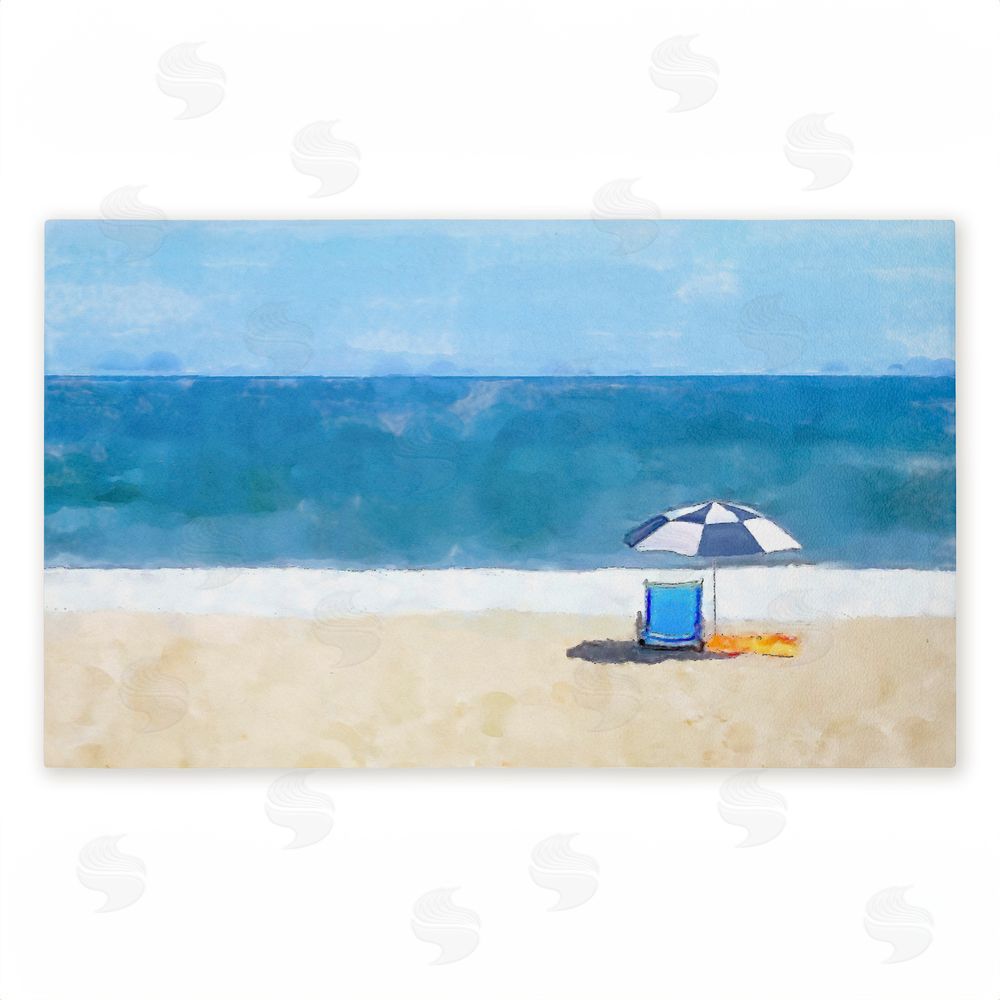 Jeff Pica Sunny Beach Day Seat Unwoven Outdoor Door Mat