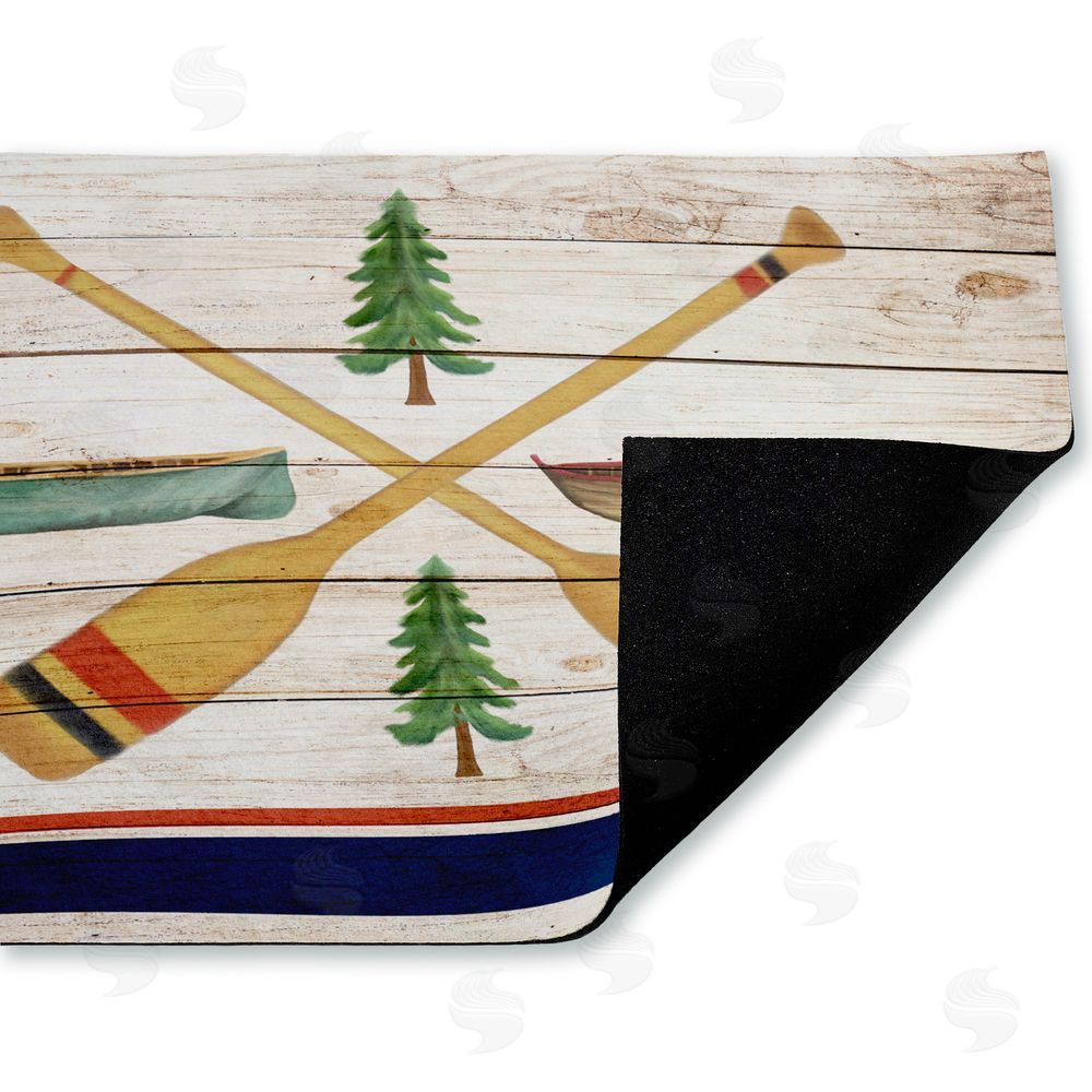 Kim Allen Exploring Rustic Canoe Paddles Unwoven Outdoor Door Mat