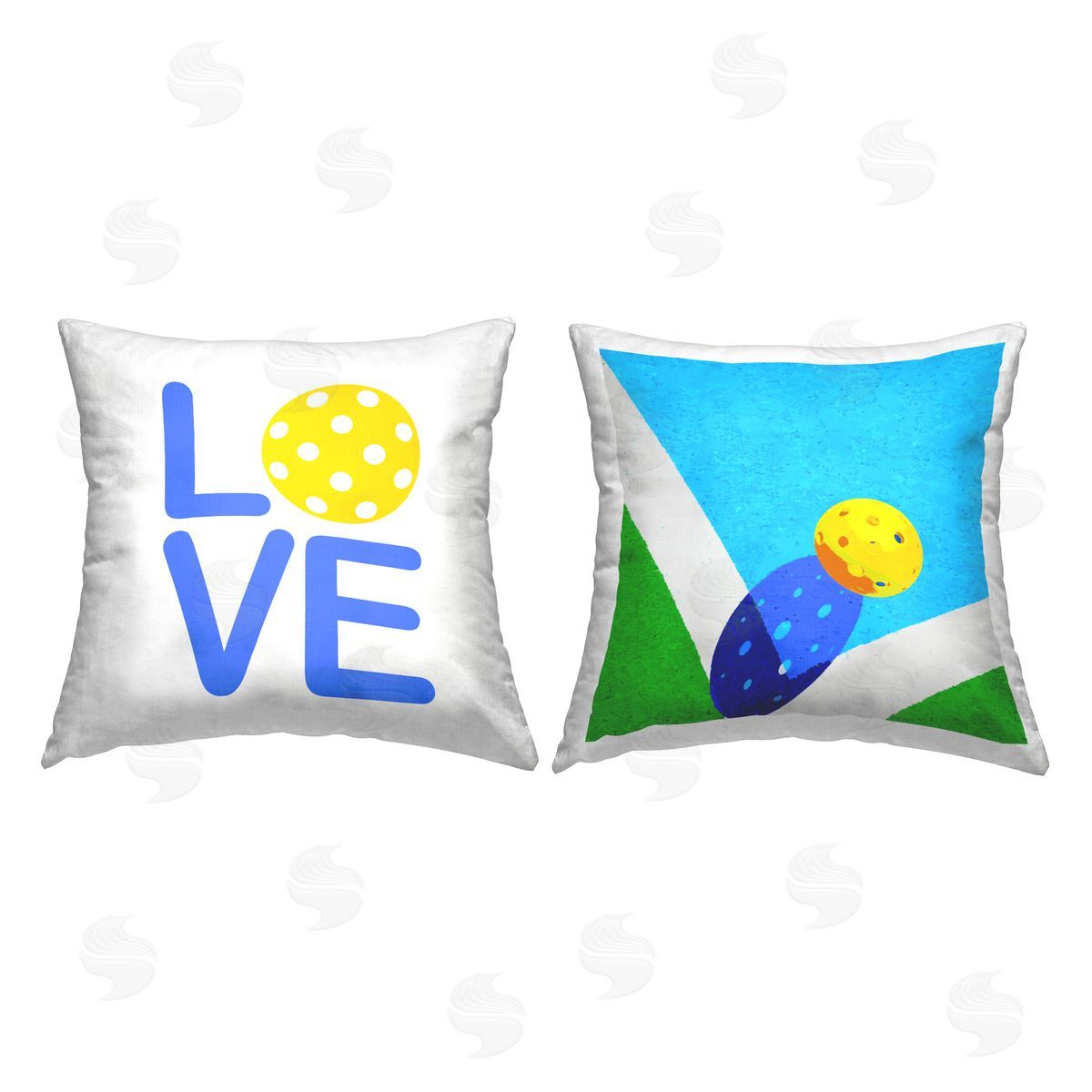 Love Wiffle Ball Modern Sports Decorative Printed Pillow, Home Decor by Stupell Studio