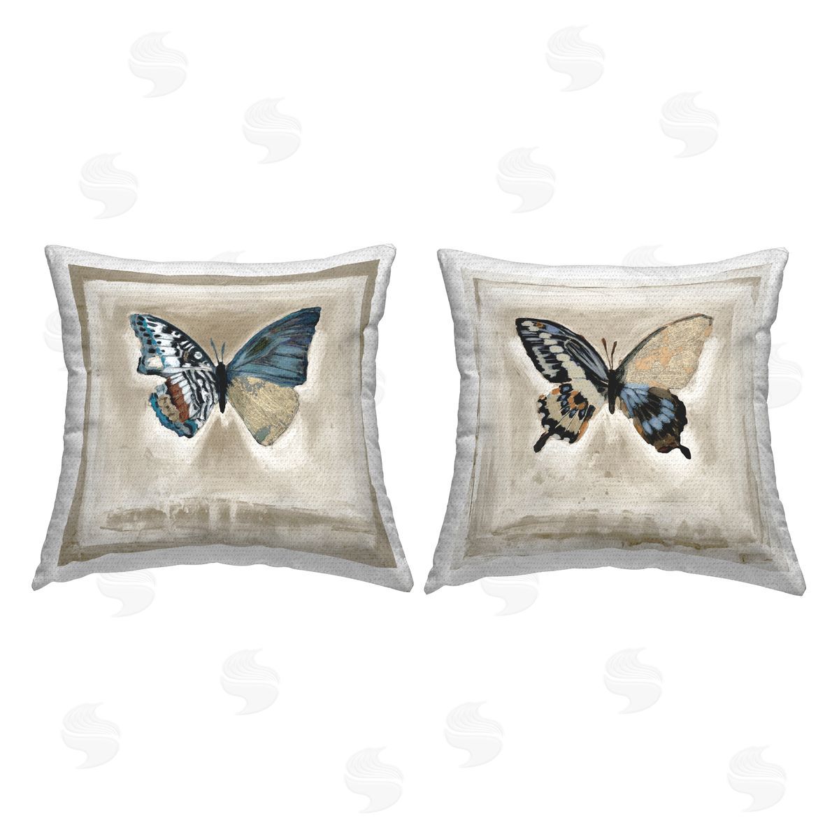 Vintage Butterfly Specimens Outdoor Printed Pillow, Home Decor by Stacy Daguiar