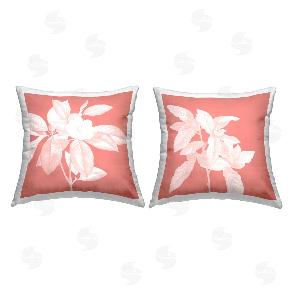 Pink Contemporary Blooms Decorative Printed Pillow, Home Decor by Andrea Haase