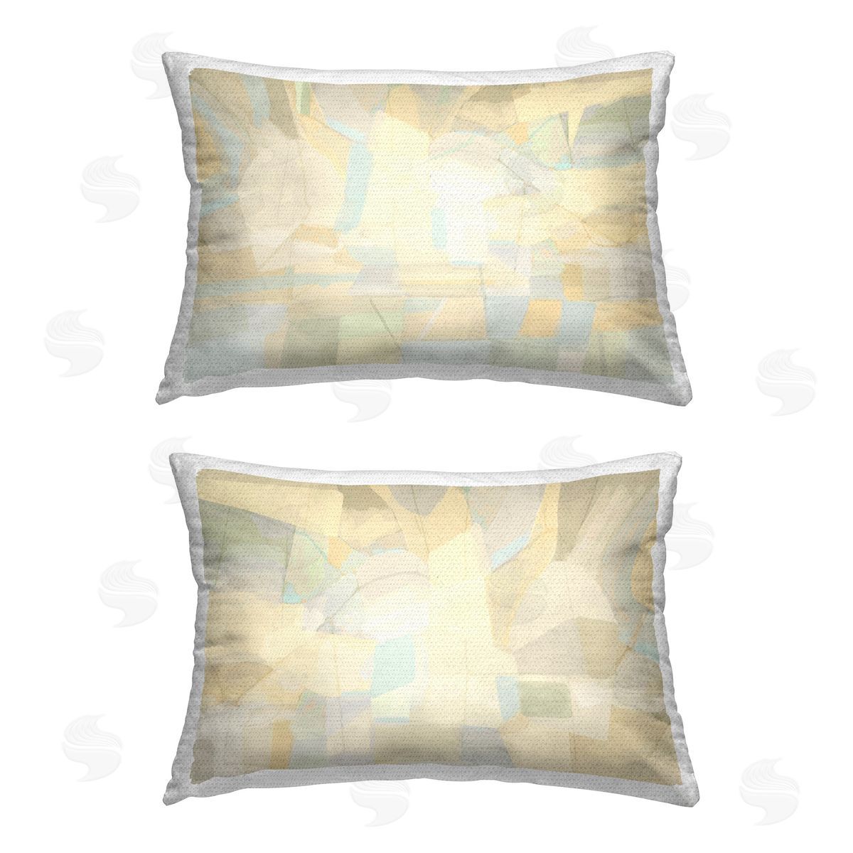 Michael Tienhaara Expressive Neutral Forms Outdoor Quick-Dry Polyester Printed Throw Pillow