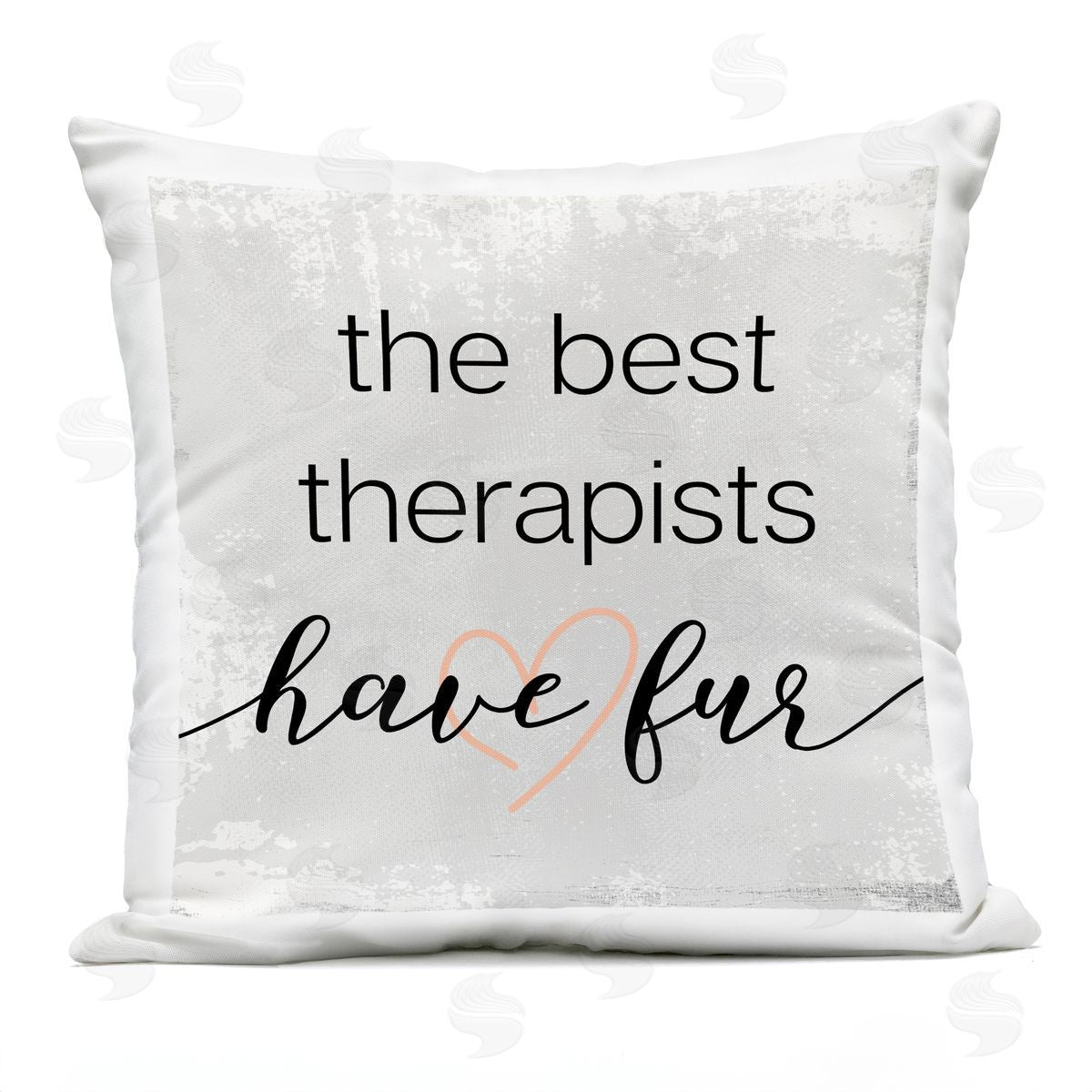 Best Therapists Have Fur Healing Pets Animals Outdoor Printed Pillow, Home Decor by Stupell Studio