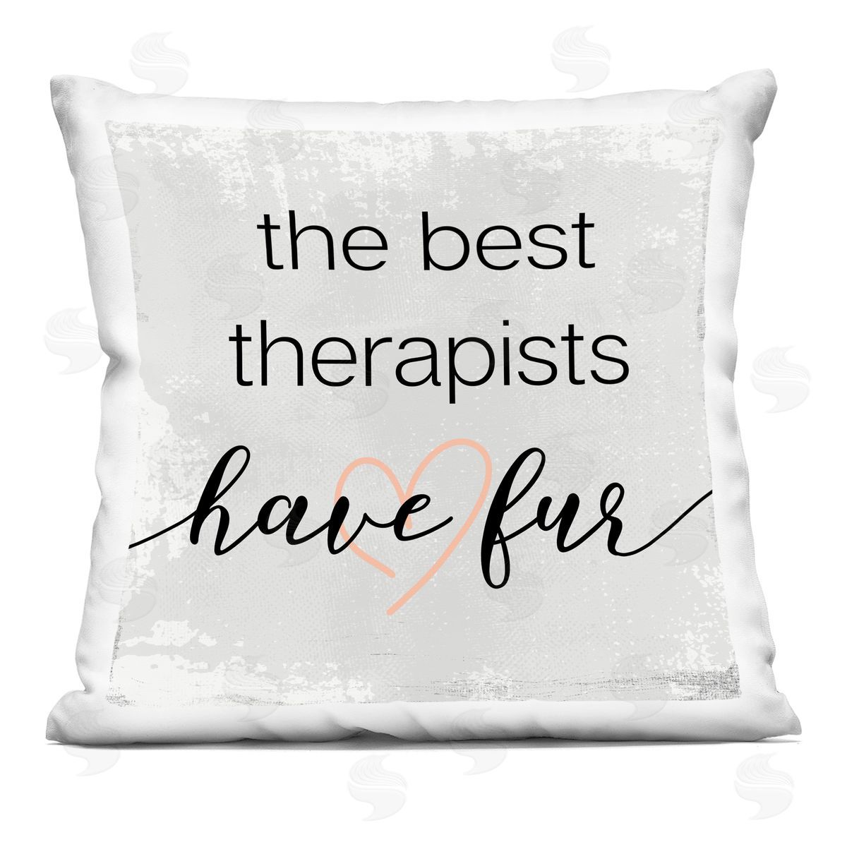 Best Therapists Have Fur Healing Pets Animals Decorative Printed Pillow, Home Decor by Stupell Studio