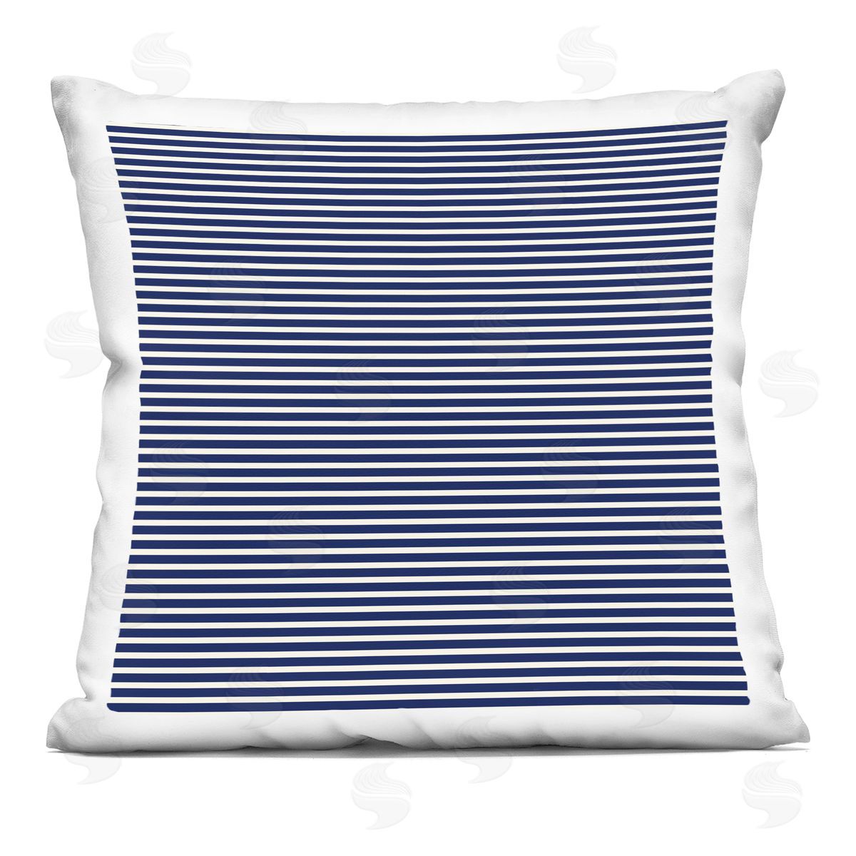 Modern Black Stripes Pattern Decorative Printed Pillow, Home Decor by Amy Brinkman