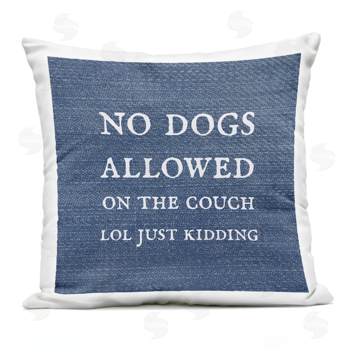No Dogs Allowed Pet Humor Outdoor Printed Pillow, Home Decor by Stupell Studio