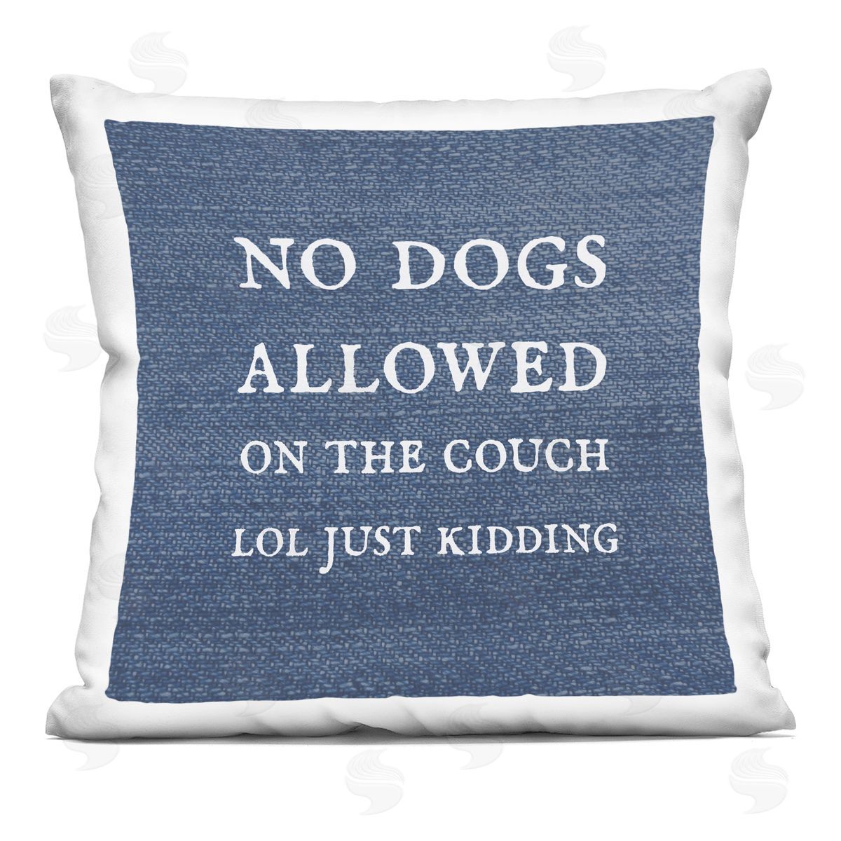 No Dogs Allowed Pet Humor Decorative Printed Pillow, Home Decor by Stupell Studio