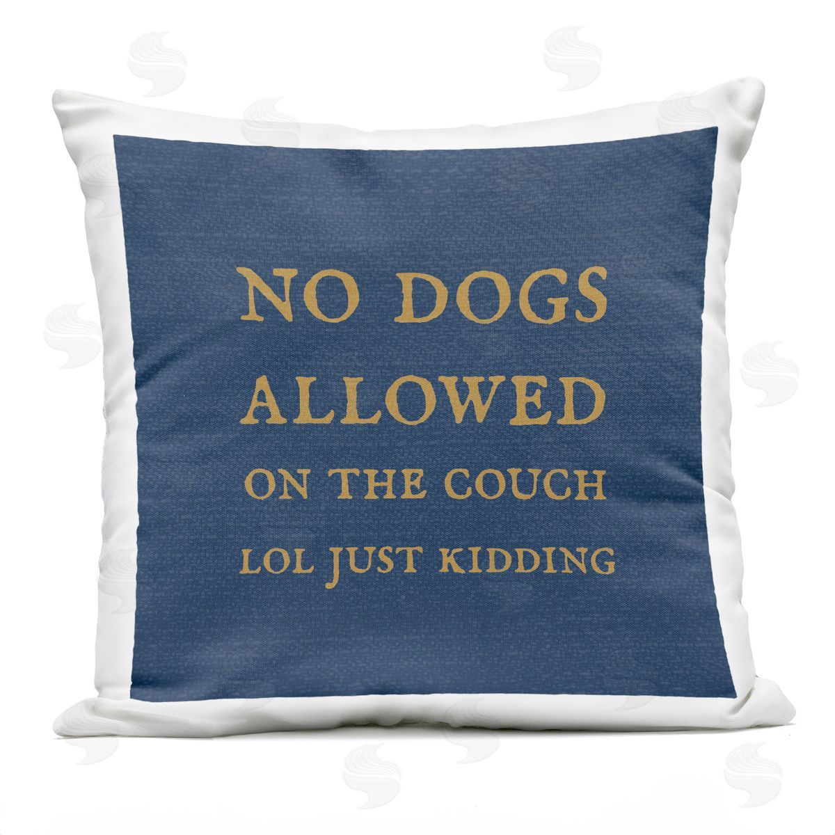 No Dogs Allowed Funny Pet Phrase Outdoor Printed Pillow, Home Decor by Stupell Studio