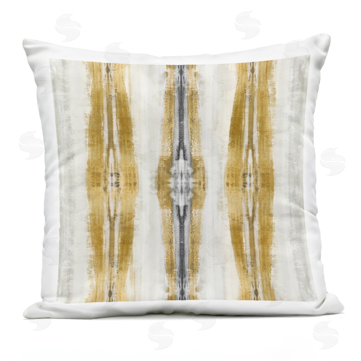 Glam Ikat Trio Pattern Outdoor Printed Pillow, Home Decor by Ellie Roberts