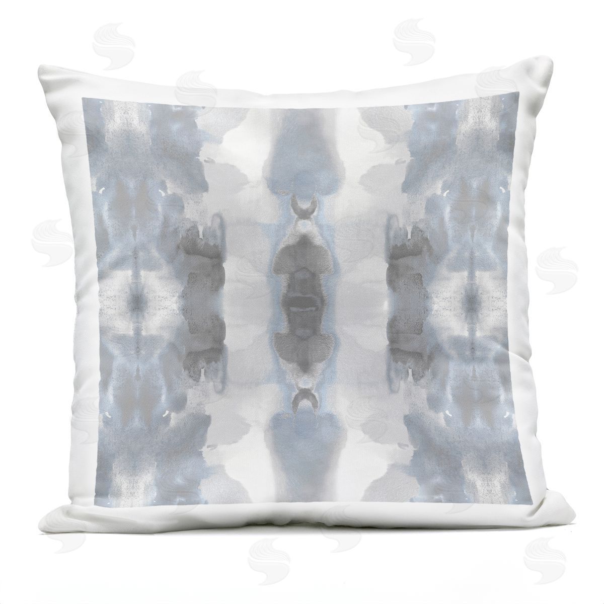 Soft Abstract Symmetrical Pattern Outdoor Printed Pillow, Home Decor by Ellie Roberts