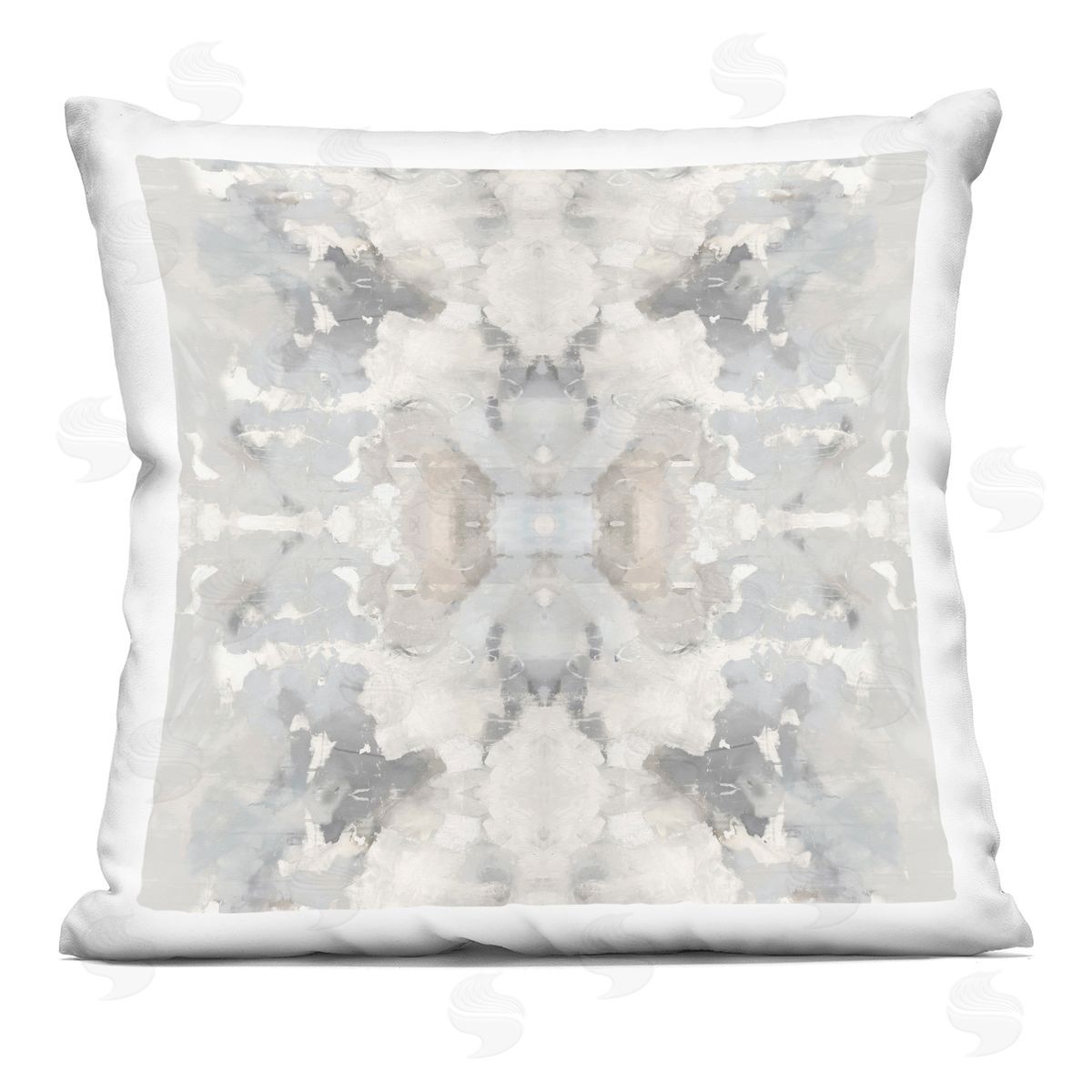 Soft Muted Tones Pattern Decorative Printed Pillow, Home Decor by Ellie Roberts