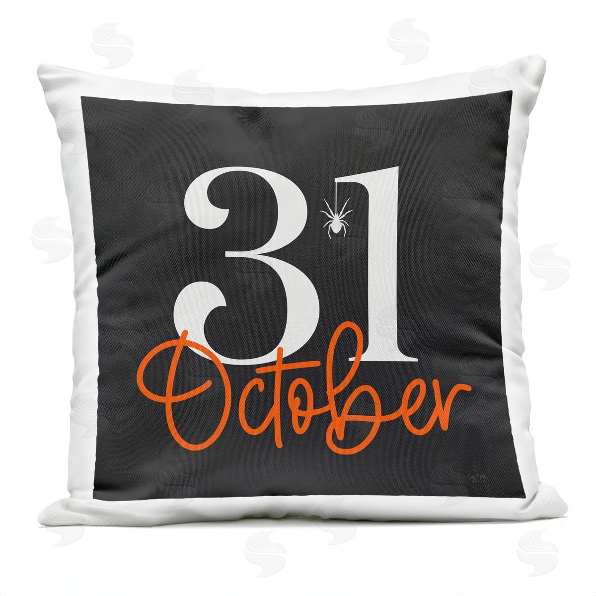 31 October Halloween Spider Outdoor Printed Pillow, Home Decor by Lux + Me Designs