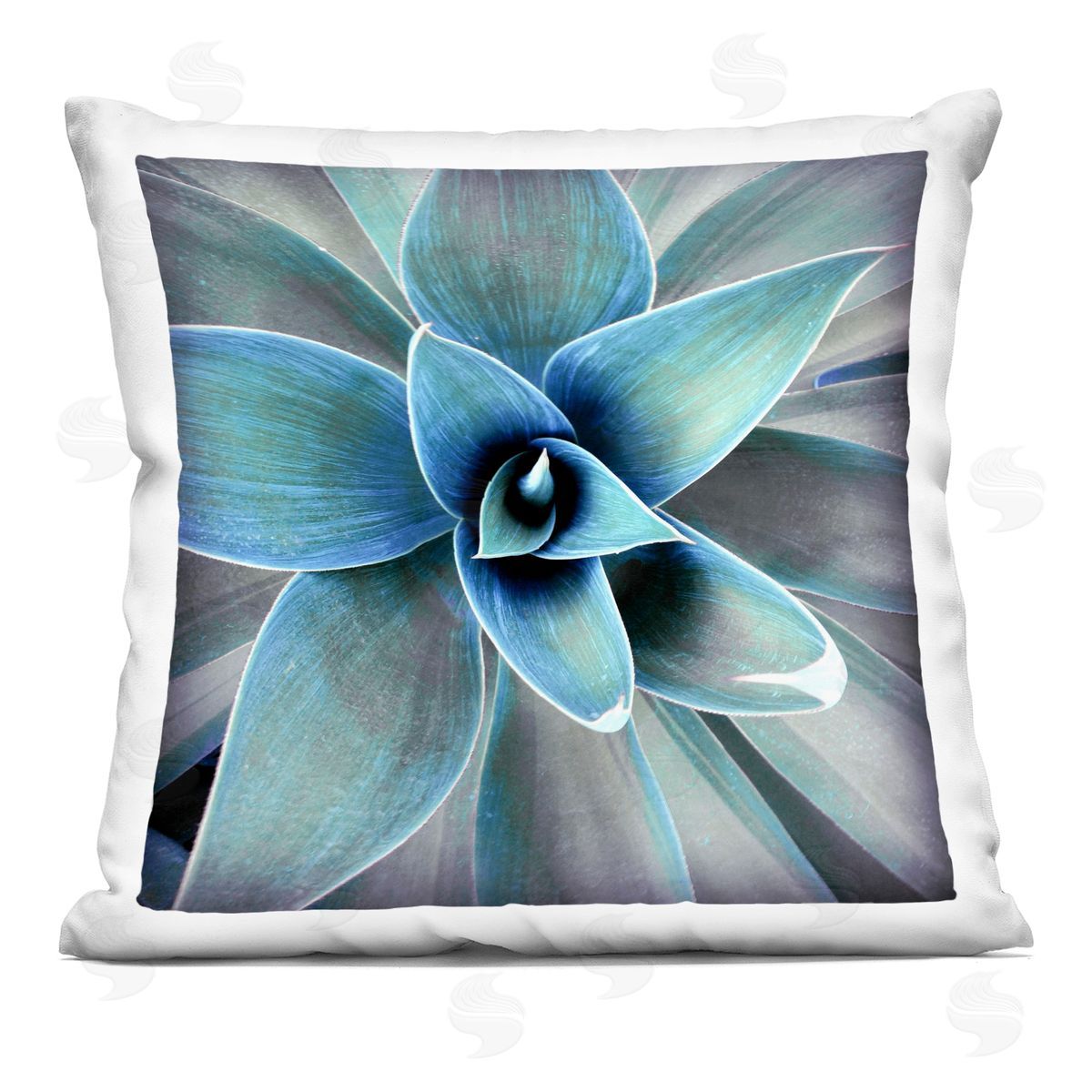 Close Up Budding Flower Petals Decorative Printed Pillow, Home Decor by Irena Orlov