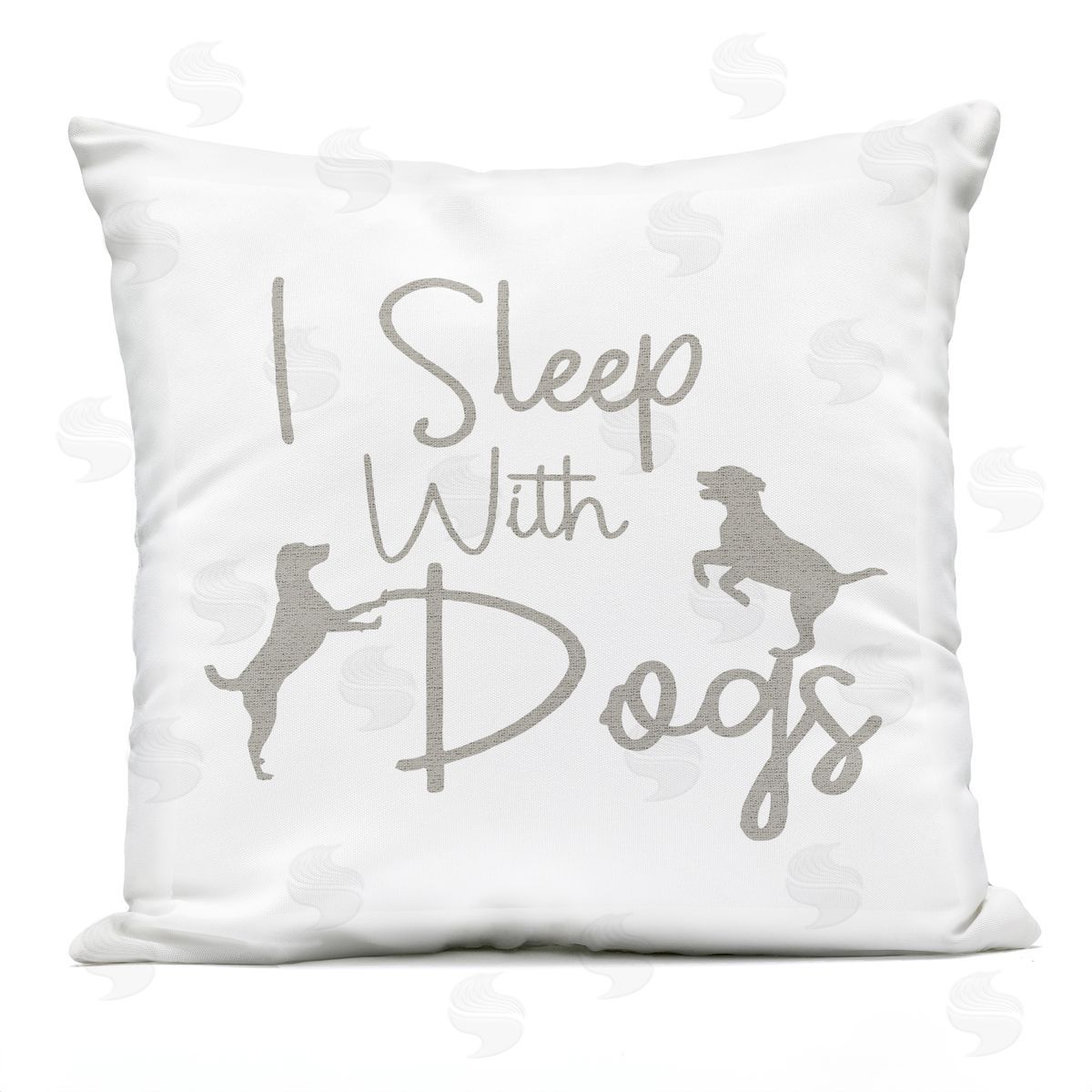 I Sleep With Dogs Funny Pet Outdoor Printed Pillow, Home Decor by Stupell Studio