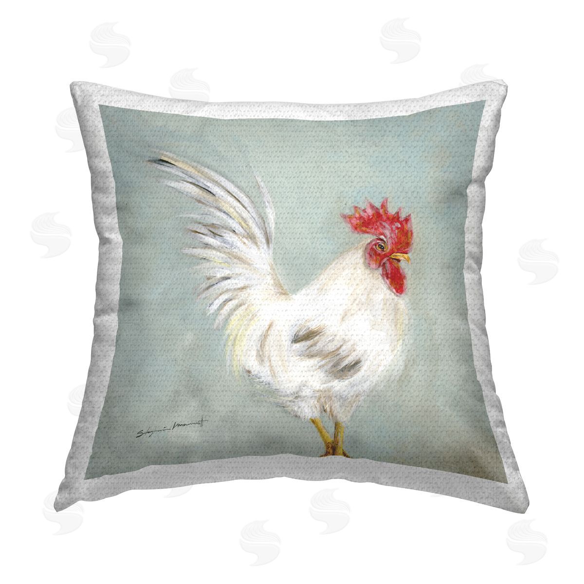 Proud Hen Country Animal Outdoor Printed Pillow, Home Decor by Stephanie Workman Marrott