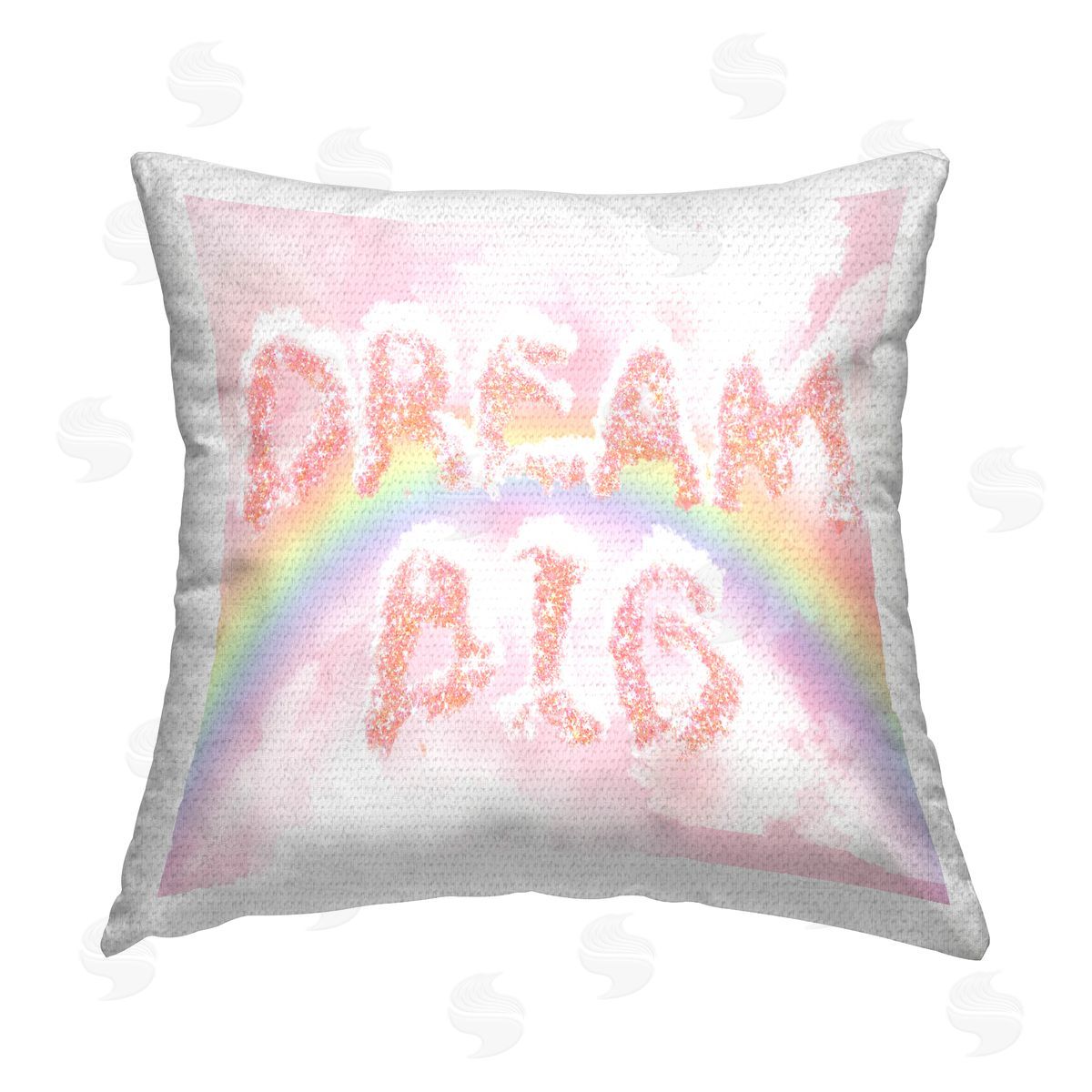Dream Big Pastel Dazzling Rainbow Outdoor Printed Pillow, Home Decor by Ziwei Li