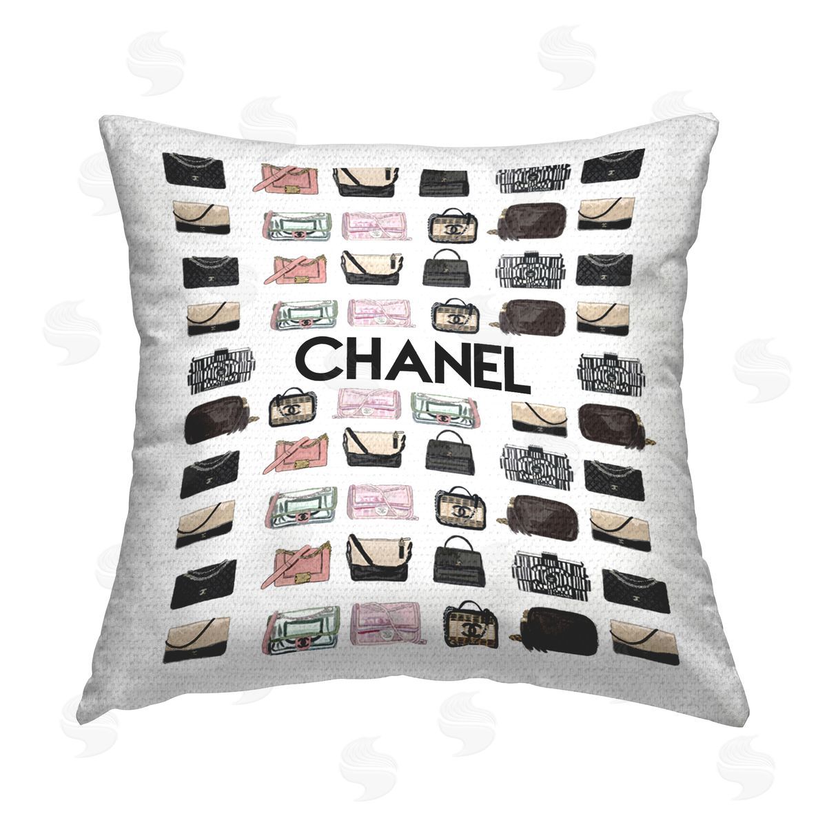Fashion Purses Stylish Glam Brand Outdoor Printed Pillow, Home Decor by Amelia Noyes