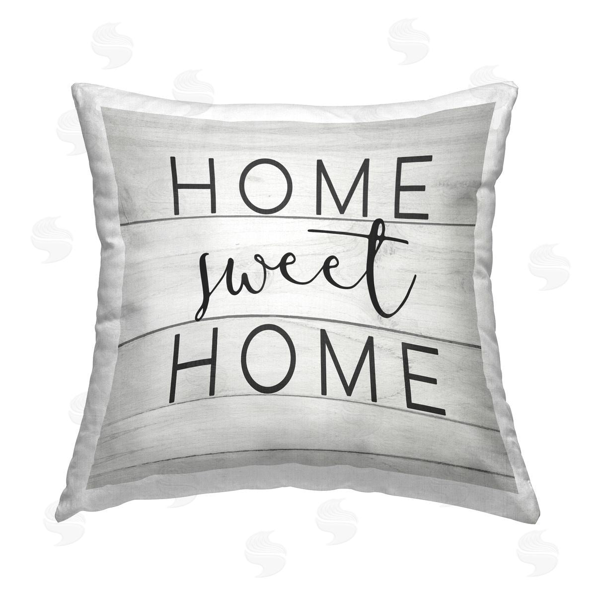 Sweet Home Country Rustic Phrase Decorative Printed Pillow, Home Decor by Stupell Studio