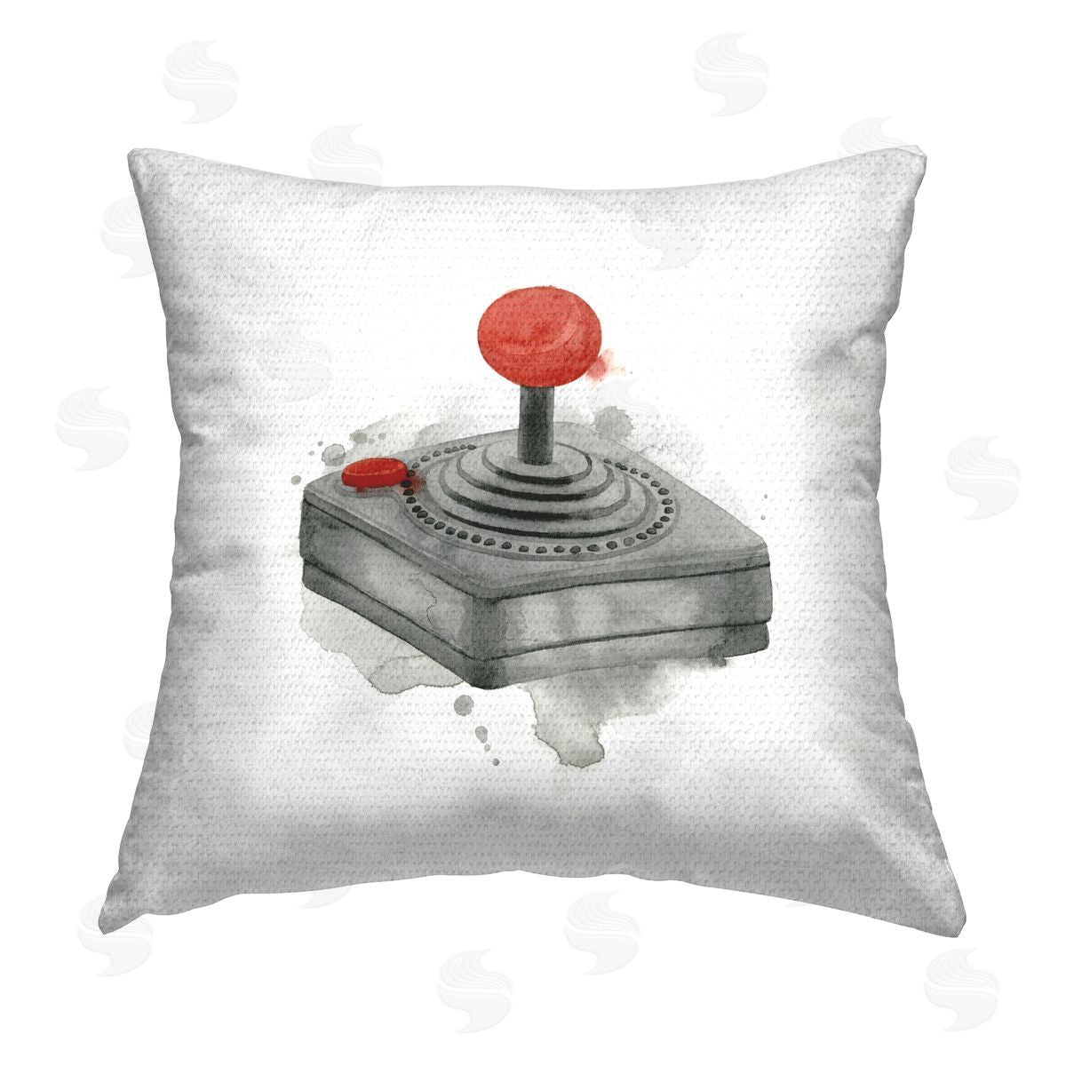 Vintage Game Controller Joystick Outdoor Printed Pillow, Home Decor by Grace Popp