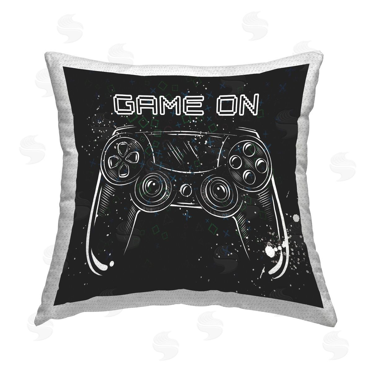 Game On Controller Outdoor Printed Pillow, Home Decor by Pineapple Licensing