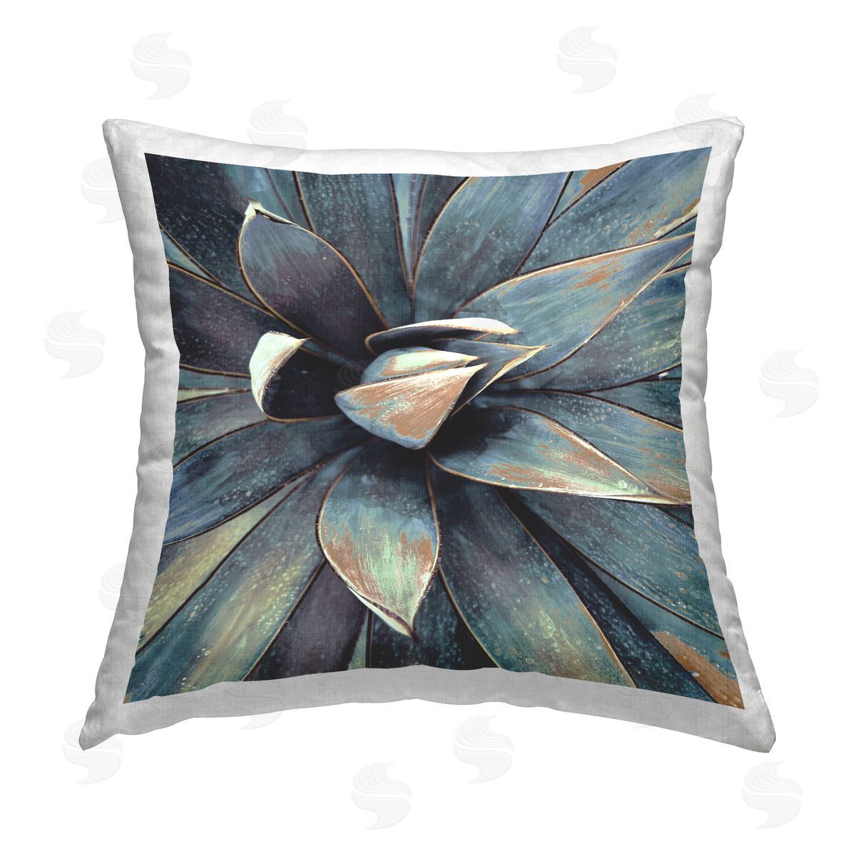 Abstract Plant Close Up Decorative Printed Pillow, Home Decor by Irena Orlov