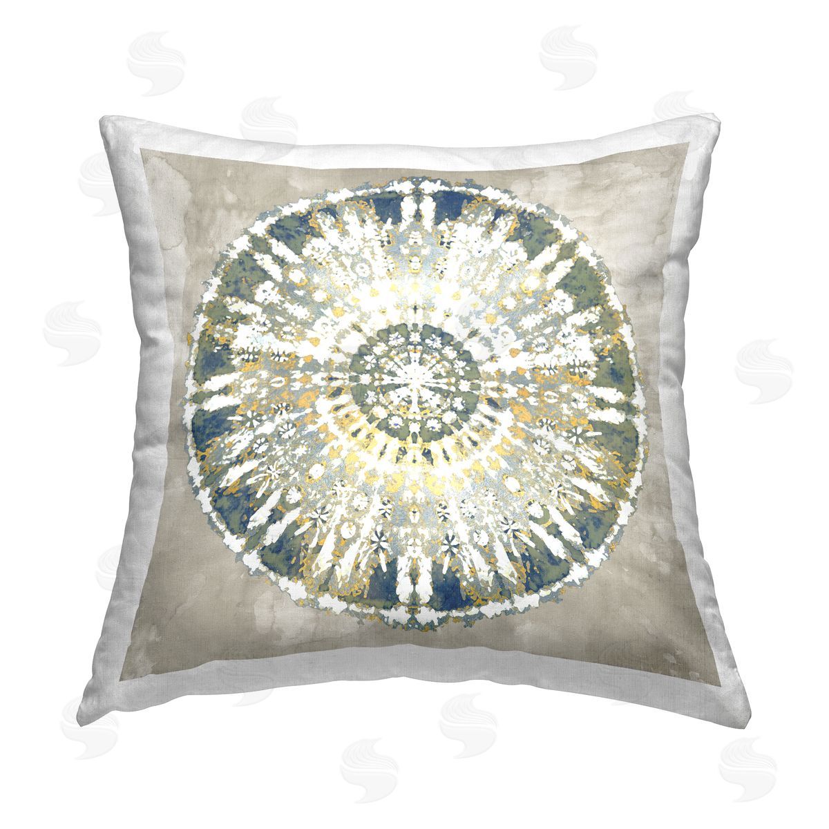 Boho Medallion Pattern Decorative Printed Pillow, Home Decor by Ellie Roberts