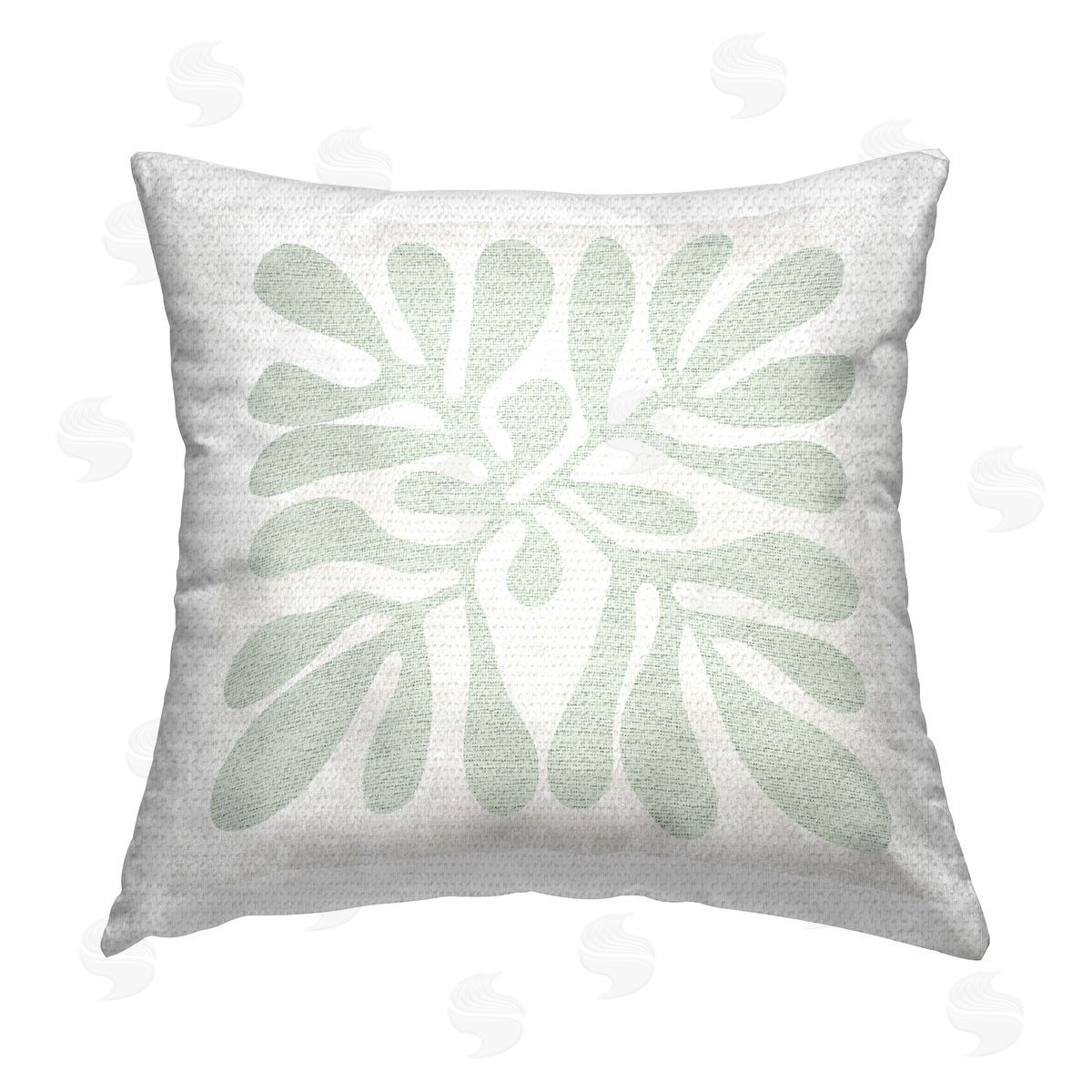 Modern Plant Leaf Outdoor Printed Pillow, Home Decor by Stupell Studio