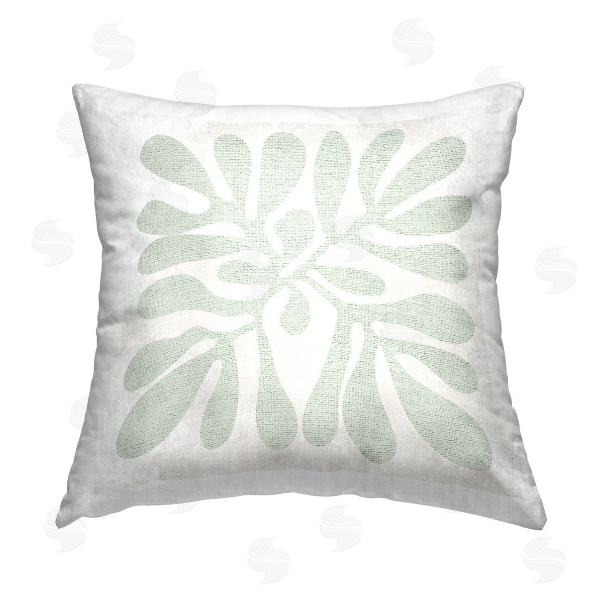 Modern Plant Leaf Decorative Printed Pillow, Home Decor by Stupell Studio