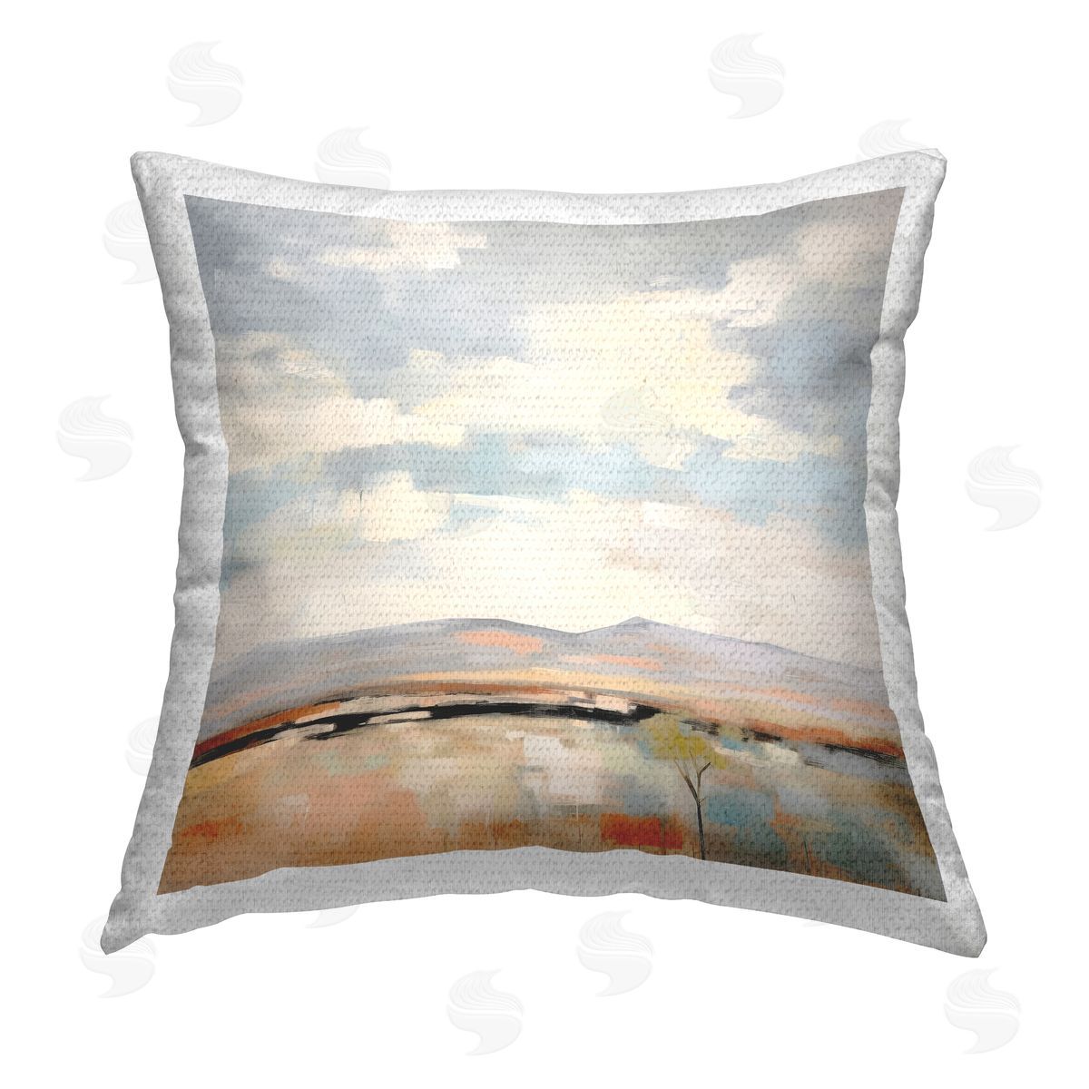 Irena Orlov Abstract Desert Dunes Outdoor Quick-Dry Polyester Printed Throw Pillow