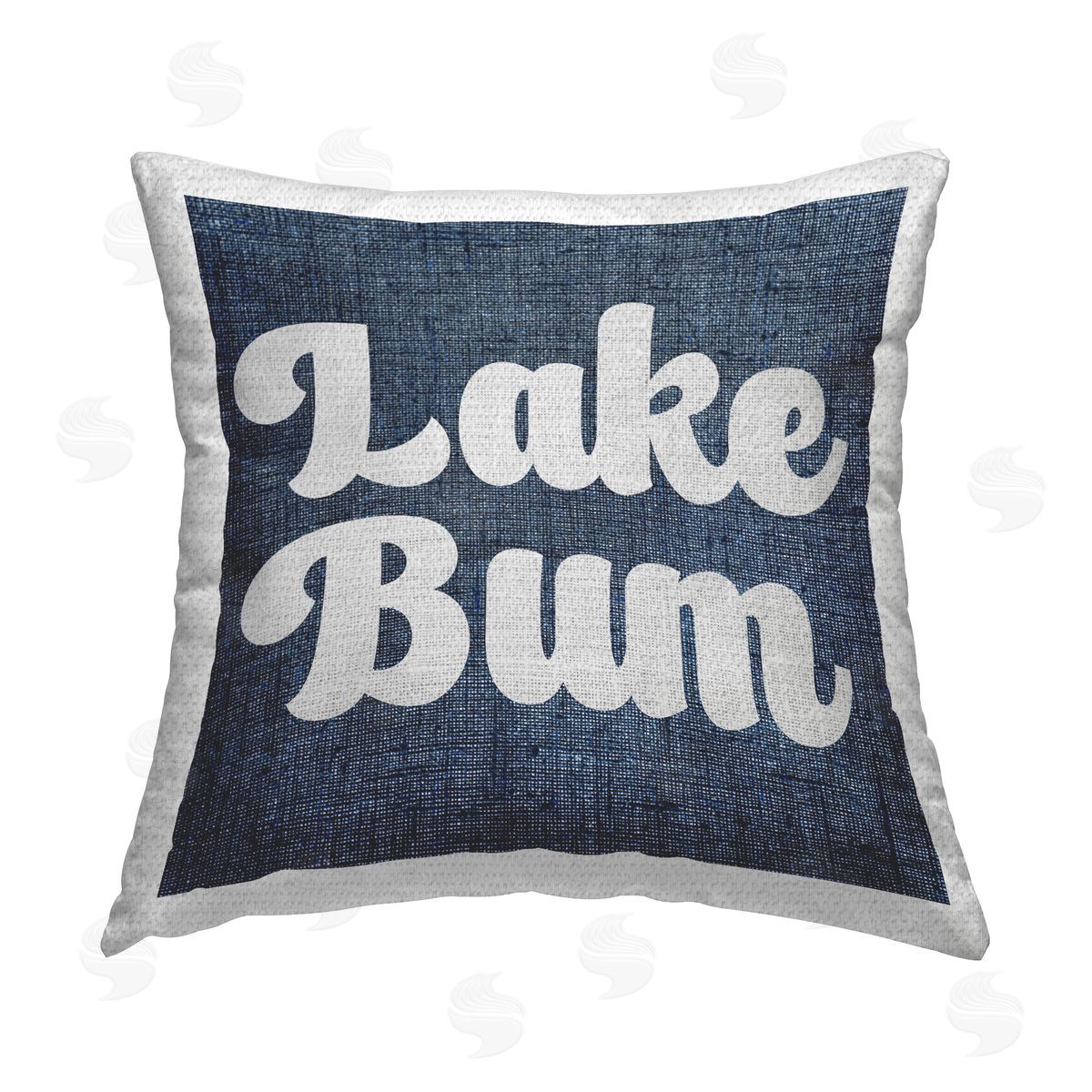 Stupell Studio Vintage Lake Bum Phrase Outdoor Quick-Dry Polyester Printed Throw Pillow