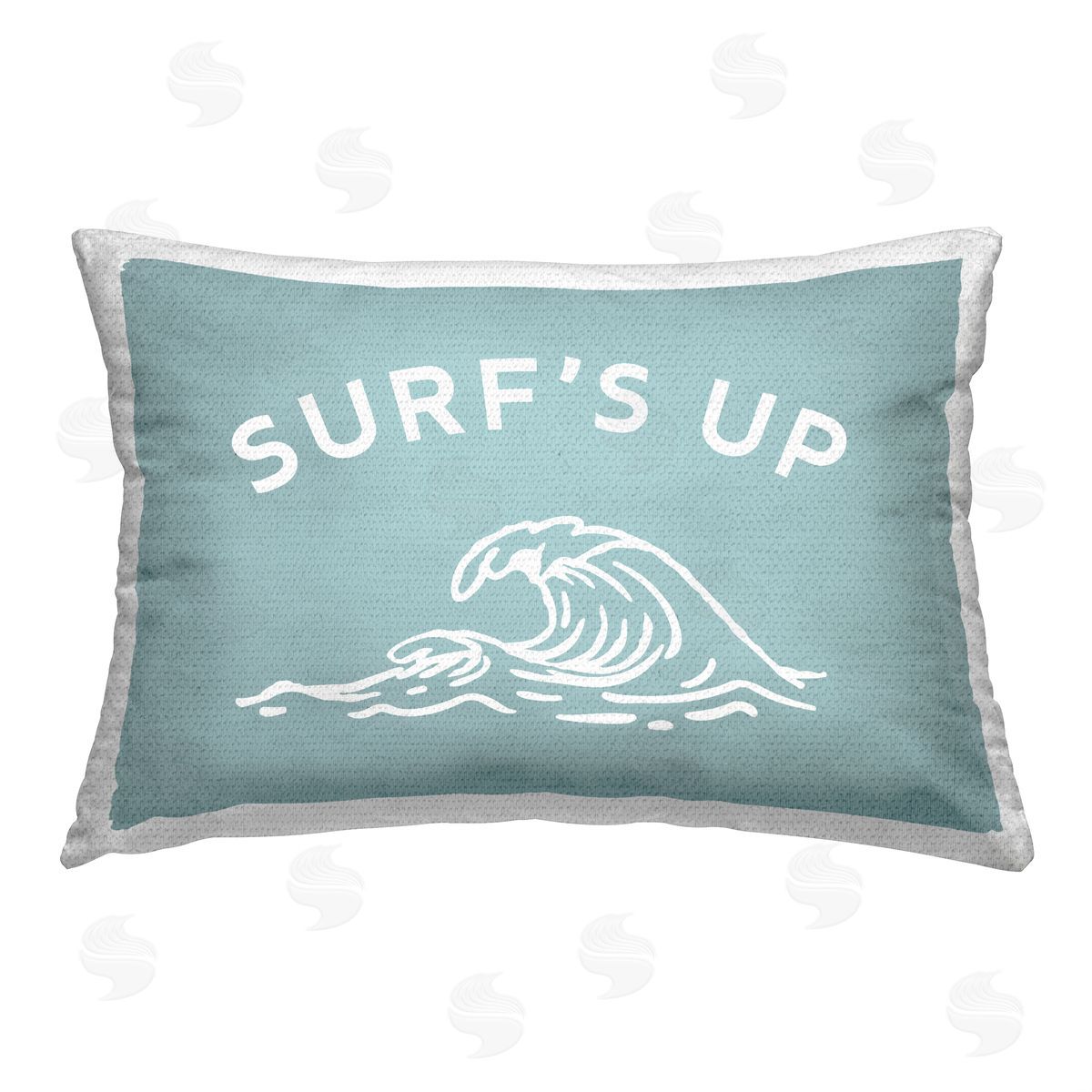 Vintage Surf's Up Wave Outdoor Printed Pillow, Home Decor by Stupell Studio